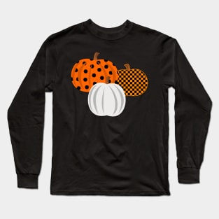 Rustic Fall Pumpkins Long Sleeve T-Shirt